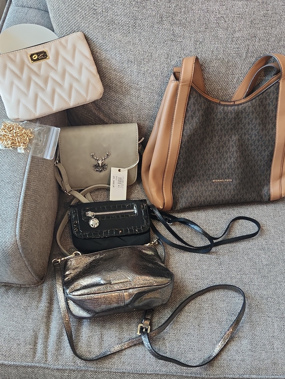 5 Bags, Bestey Johnson, Michael Kors, Vince Camuto, Brighton, Wirkes